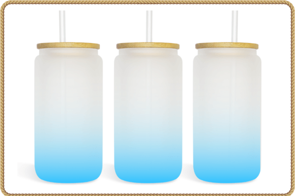 Blue Ombre Summe Graphics & Print Templates