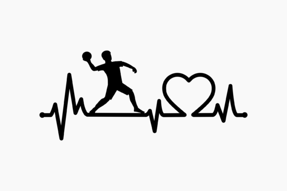 Dodgeball Heartbeat: Graphics for Crafts & Creative Publishing