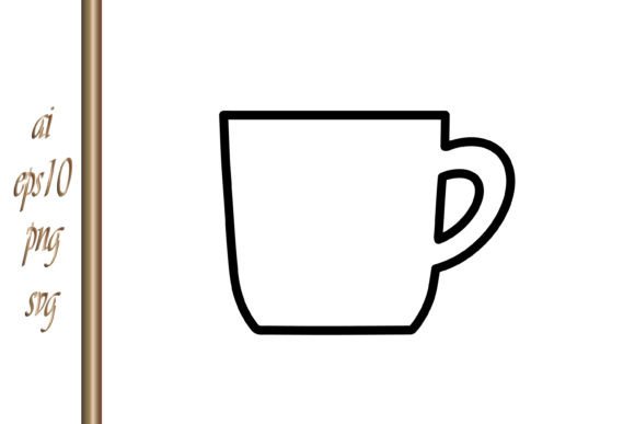 Doodle Coffee Cup Tea Coffee Sketch: Hand-Drawn Graphics & Illustrations