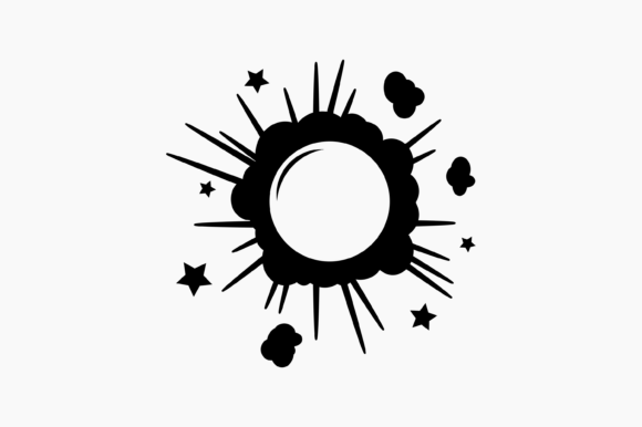 Exploding Dodgeball Ball: Graphics for Crafts & Playful Branding