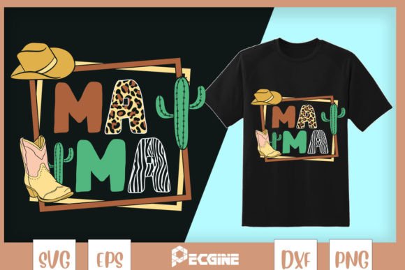 Mama Western Mother’s Day Graphics for Crafts