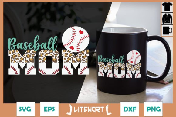 Mother’s Day Baseball Mom Graphics for Crafts