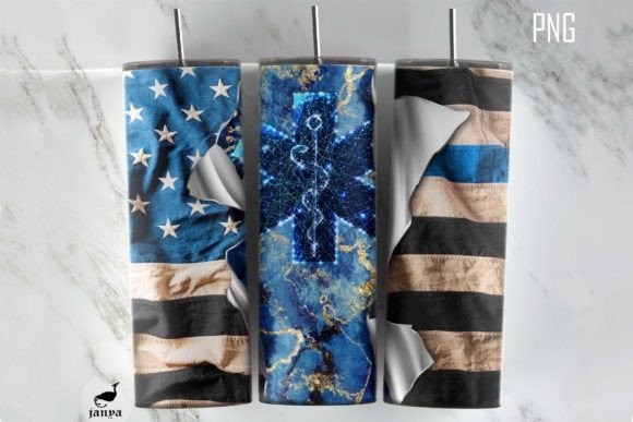 Nurse 4th of July Tumbler Wrap EMT EMS 2 Graphics