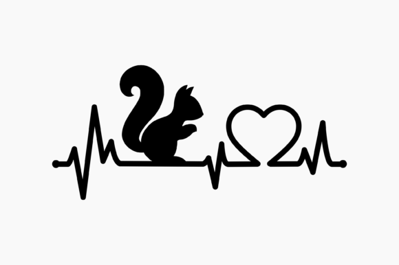Squirrel Cartoon Heartbeat: Graphics for Crafts-Driven Branding
